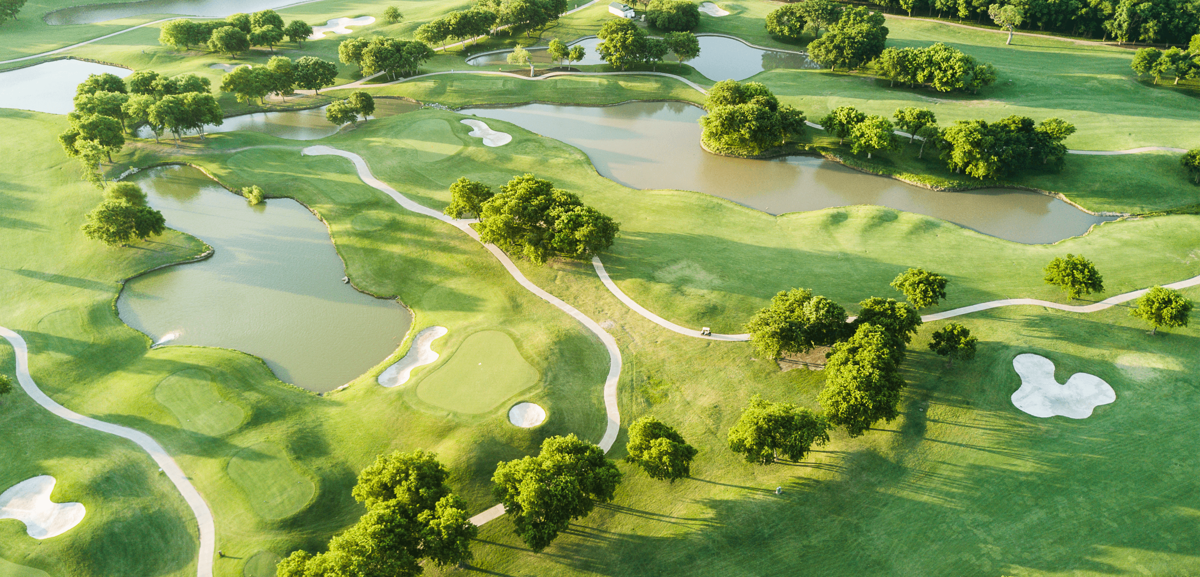 Aerial view of Firewheel Golf Park